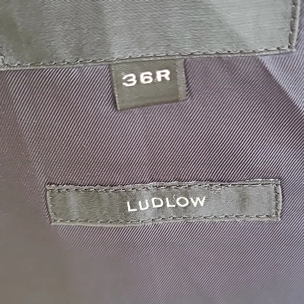 J CREW Ludlow Solid Grey Weave Wool Tollegno 1900 Cloth Sz 36‎ R Mens Sport Coat